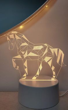 Horse Night Light 3D Lamp
