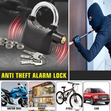 Waterproof Anti-Theft Motion Sensor Alarm Padlock