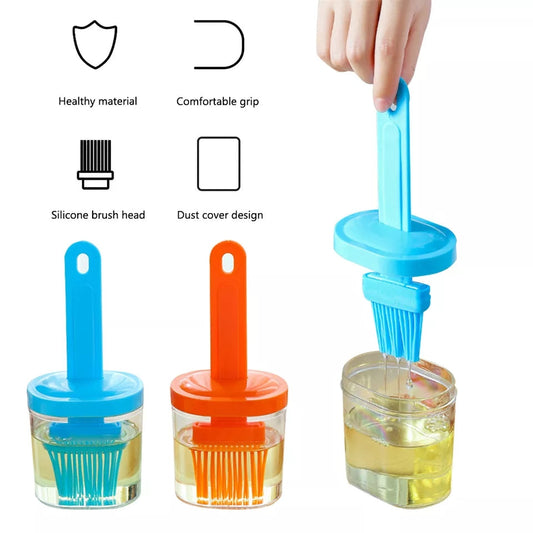 Silicone Oil Brush With Bottle